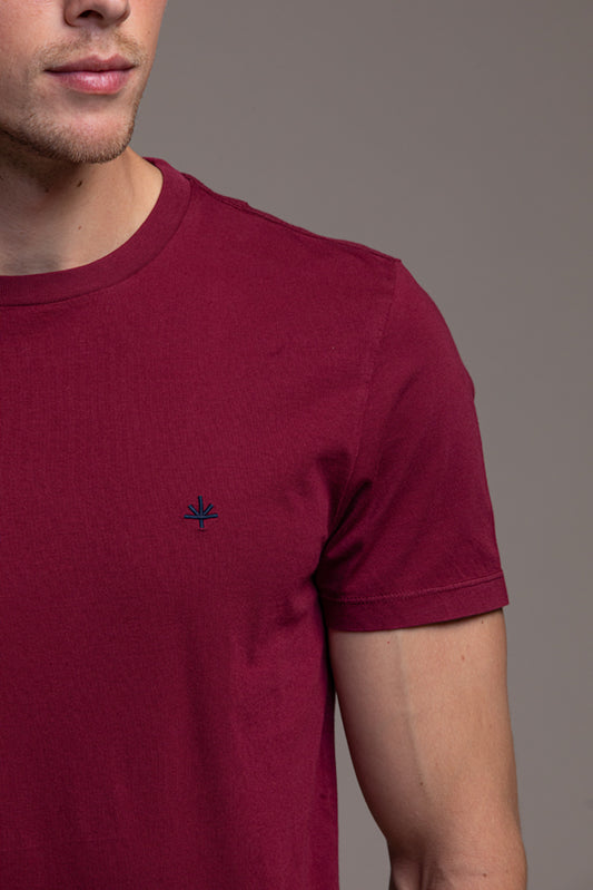 Thierry T-Shirt - Bordeaux Red