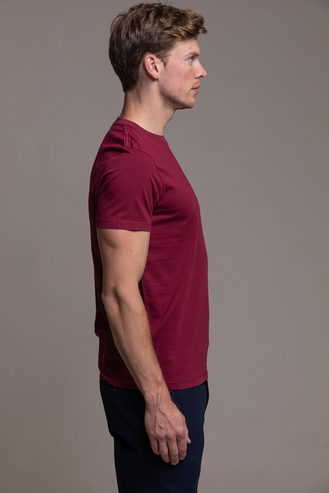 Thierry T-Shirt - Bordeaux Red