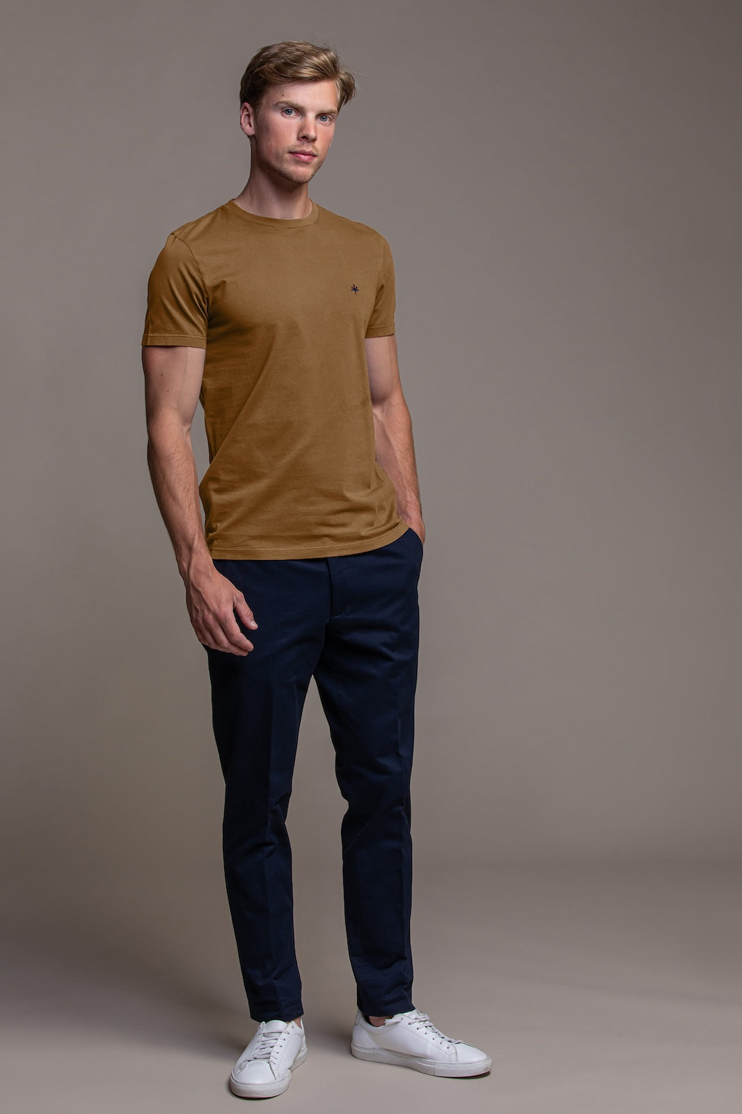 Thierry Cotton T-Shirt - Cognac