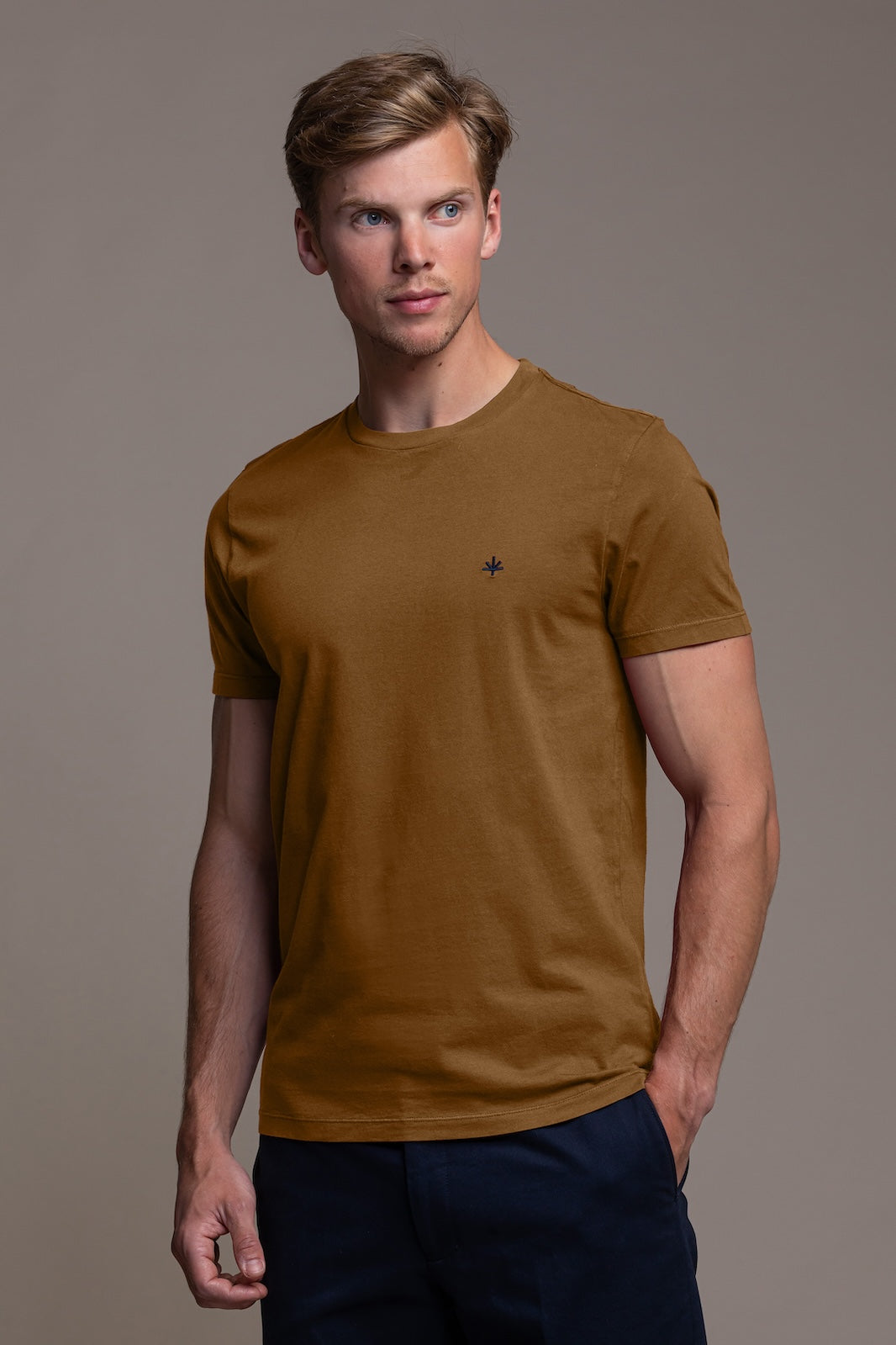 Thierry Cotton T-Shirt - Cognac