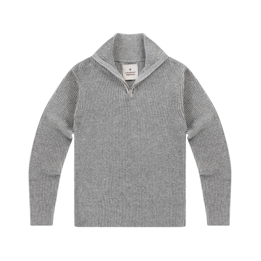 Auvergne Zipper Sweater - Grey