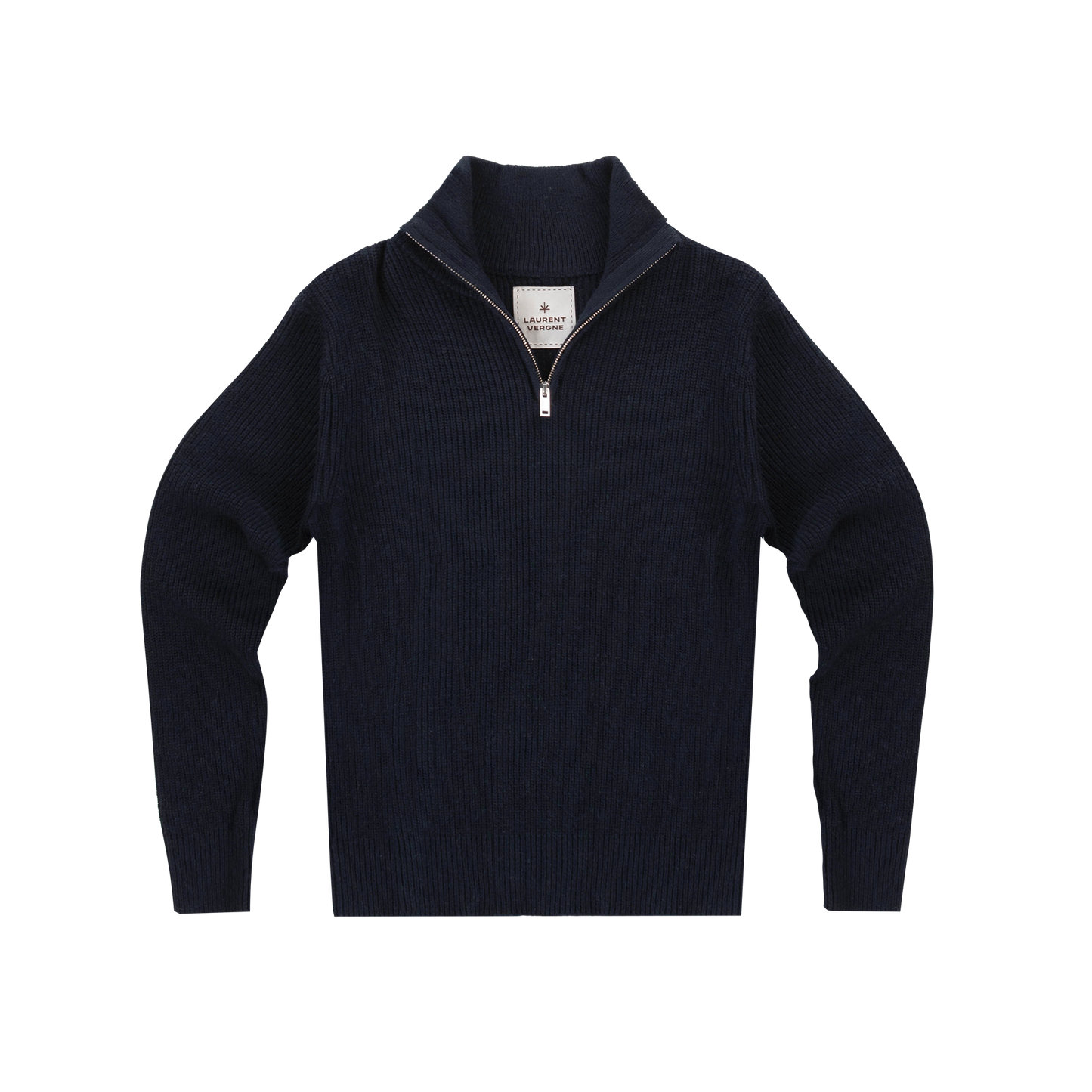 Auvergne Zipper Sweater - Navy