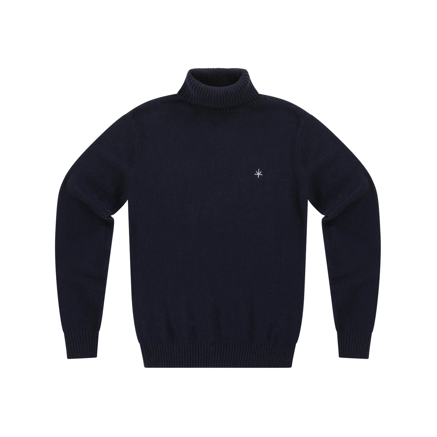 Alsace Roll Neck Sweater - Navy