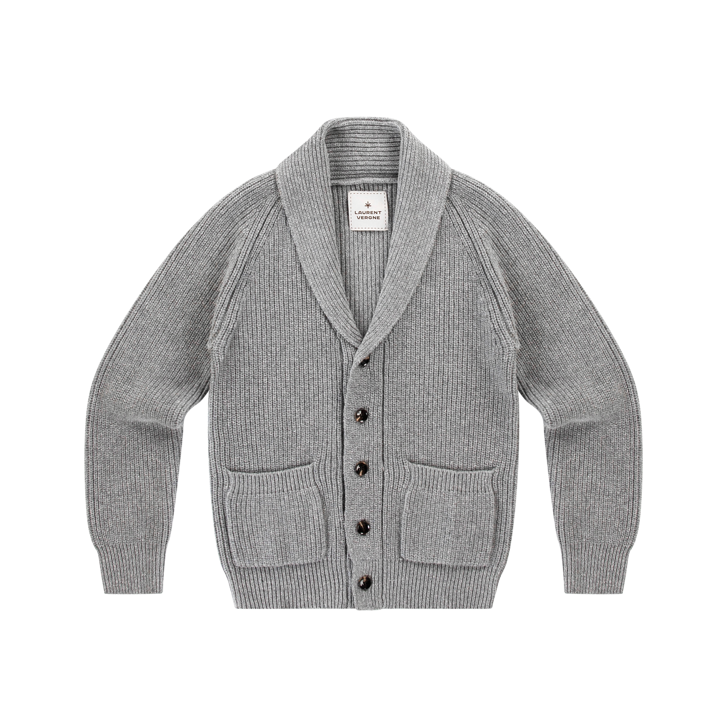 Loire Knitted Cardigan - Grey