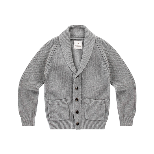 Loire Knitted Cardigan - Grey