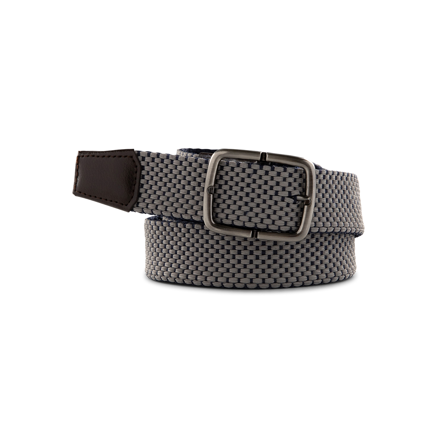 Belt woven Grey/Blue Melange