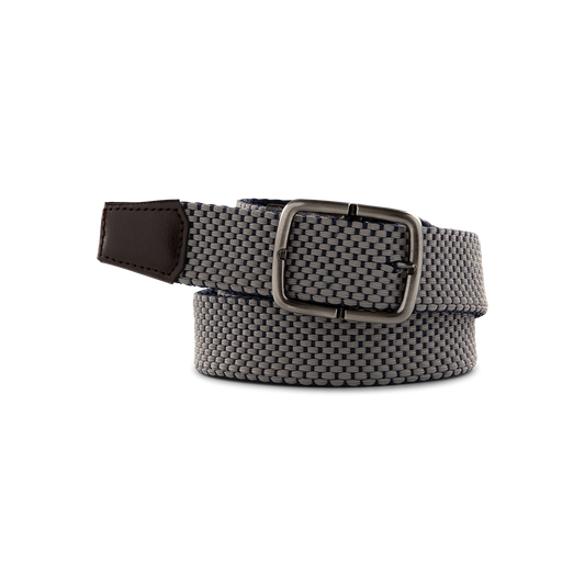 Belt woven Grey/Blue Melange