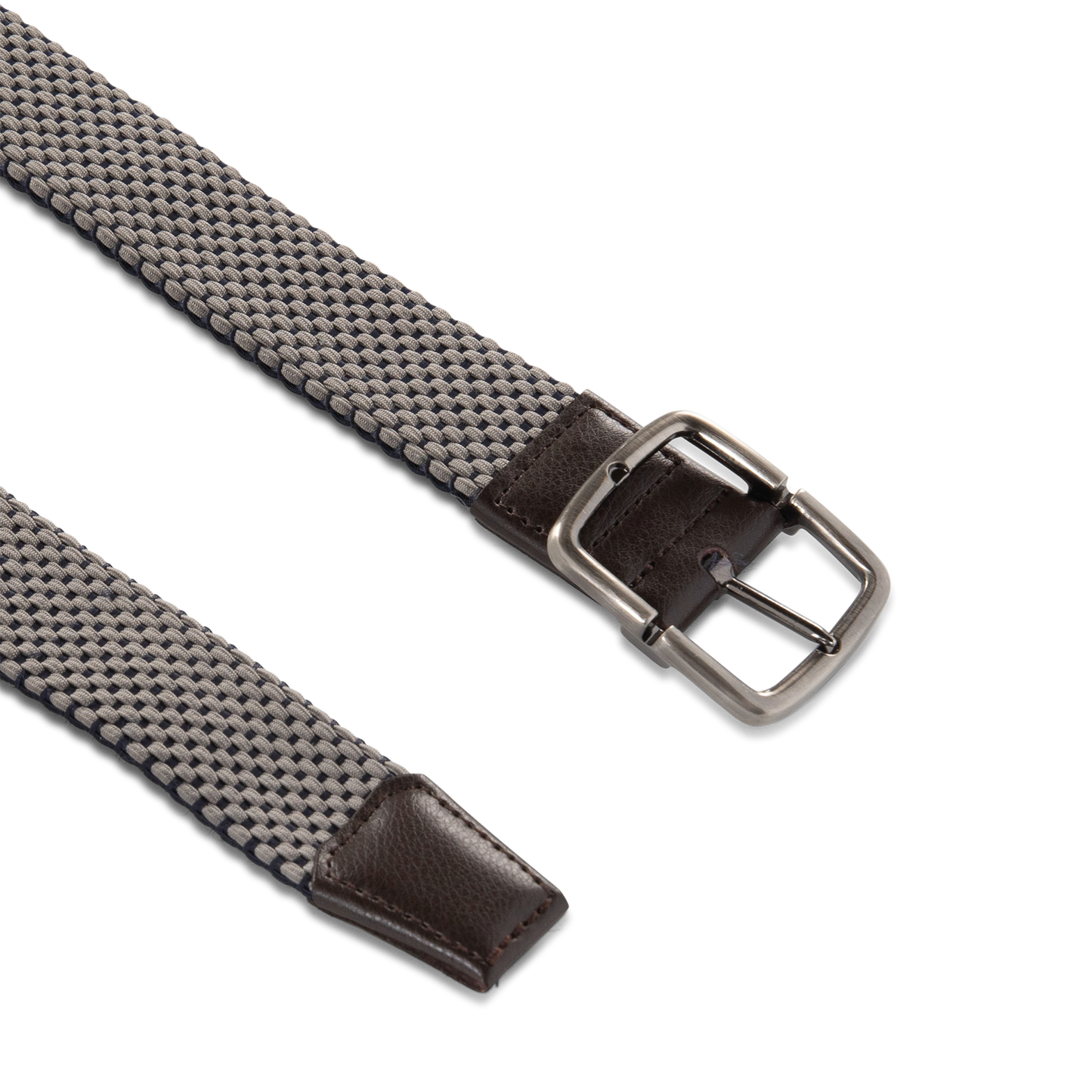 Belt woven Grey/Blue Melange