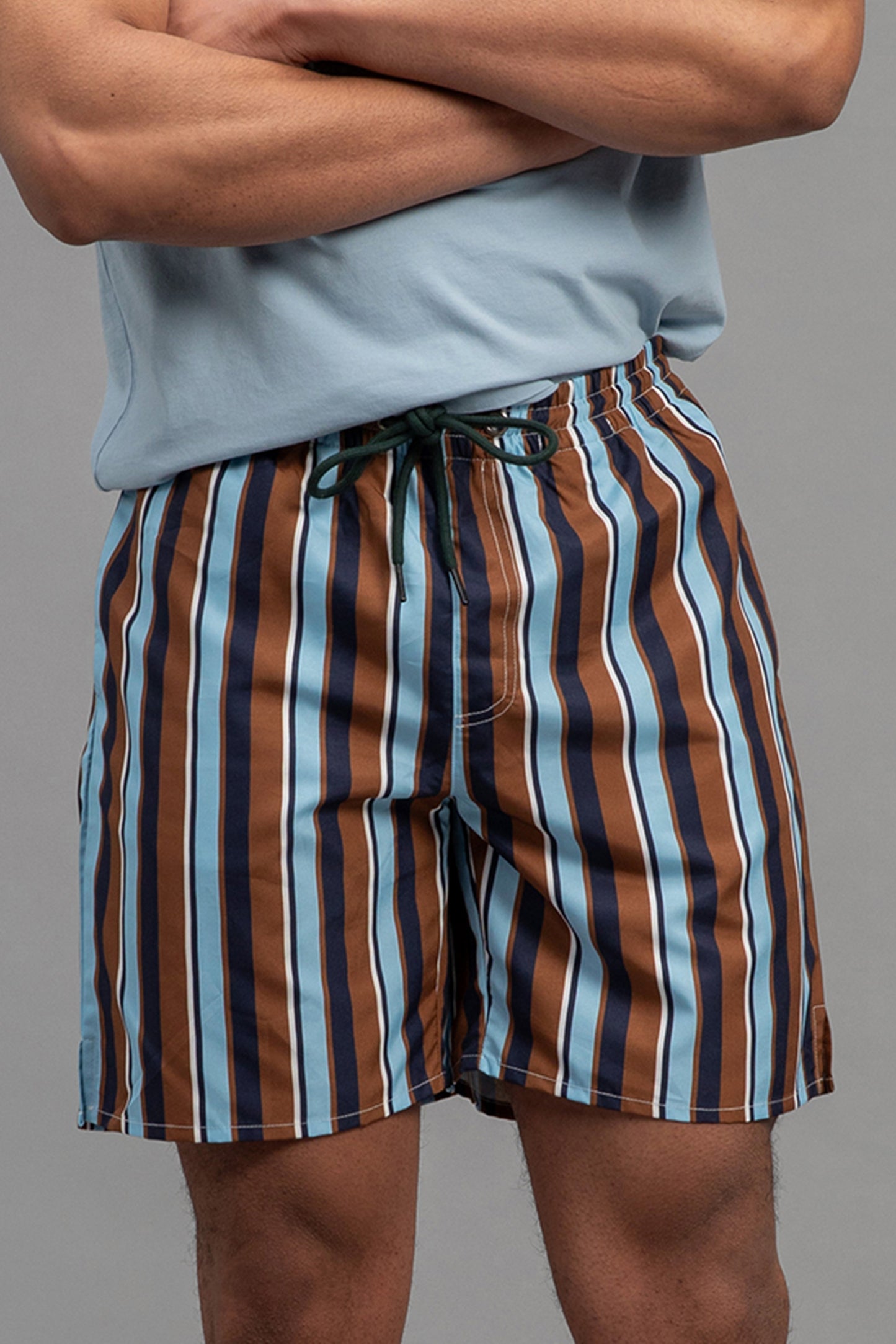 Riviera - Colored striped Swim Short