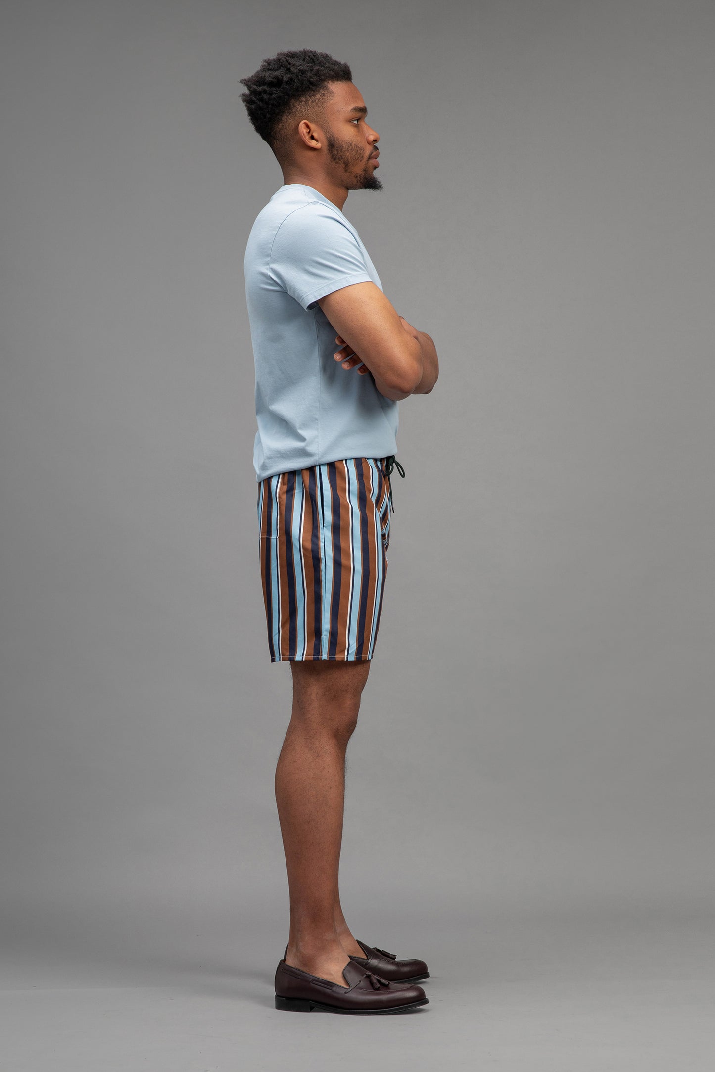 Riviera - Colored striped Swim Short