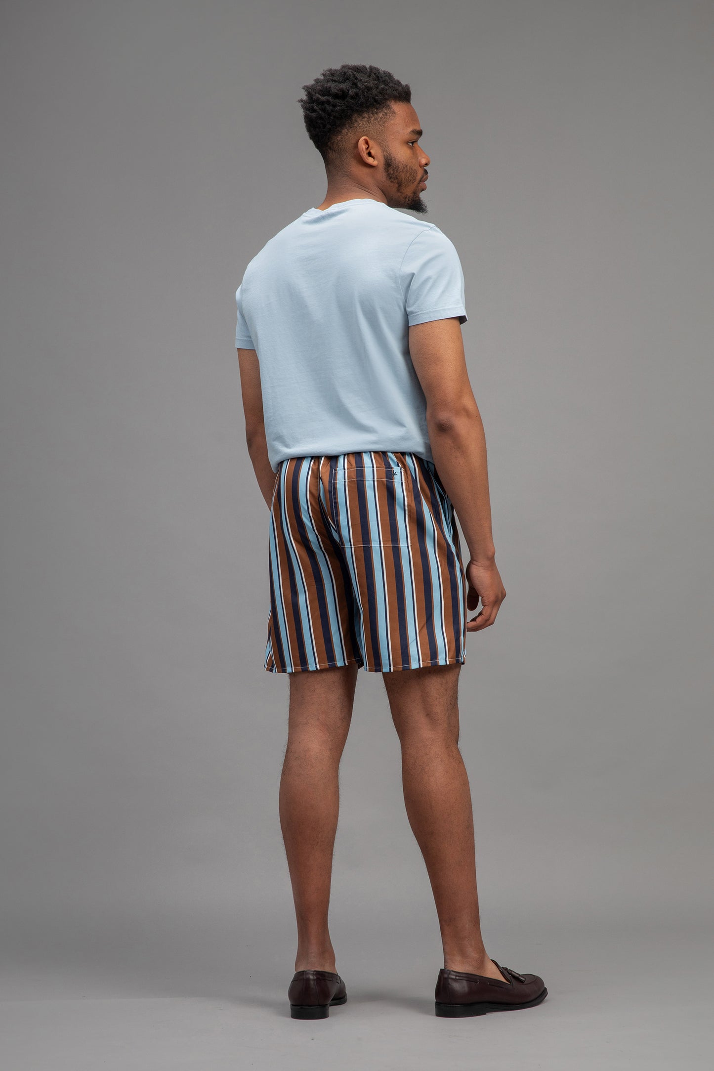 Riviera - Colored striped Swim Short