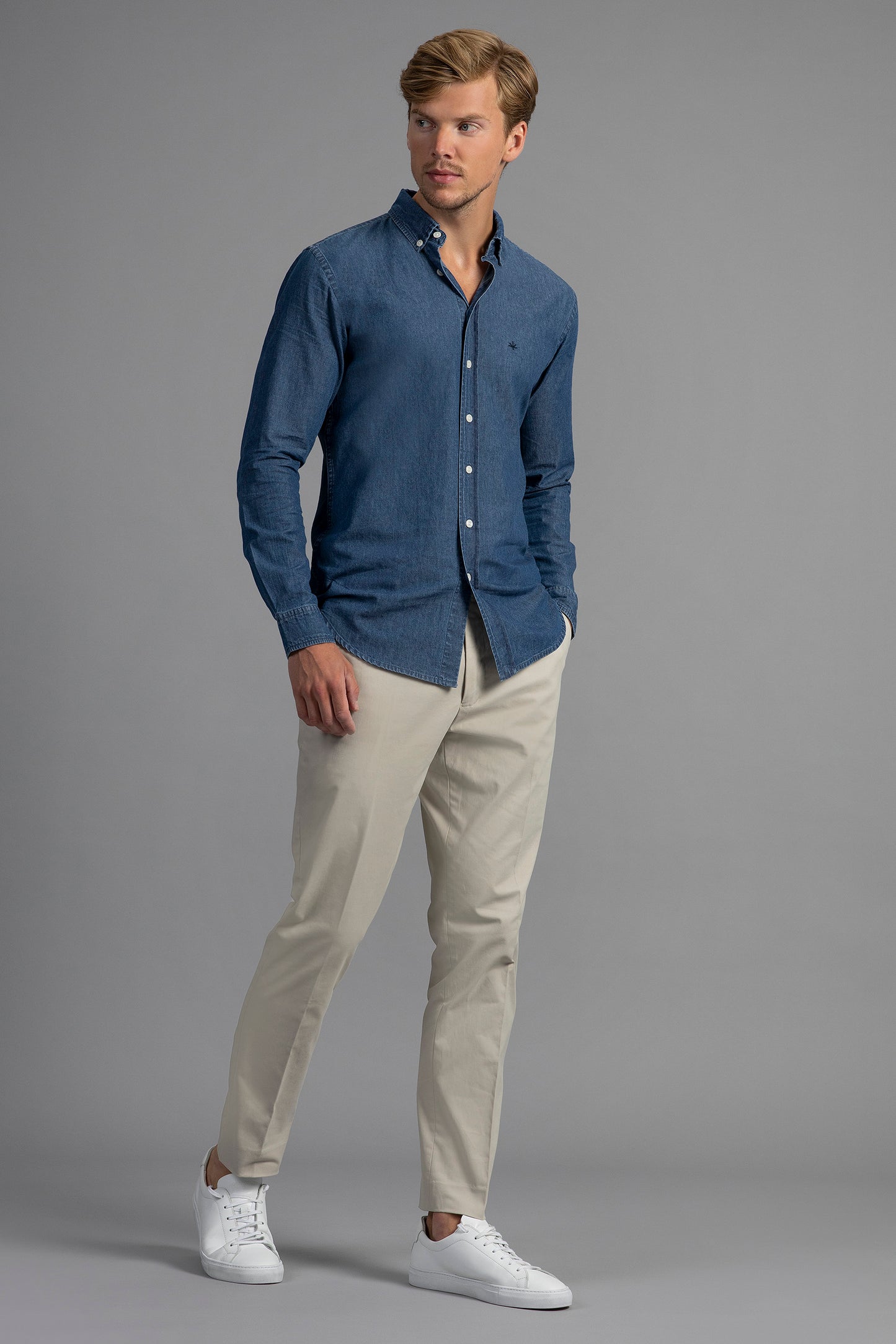 Marseille Slim Fit Denim Shirt