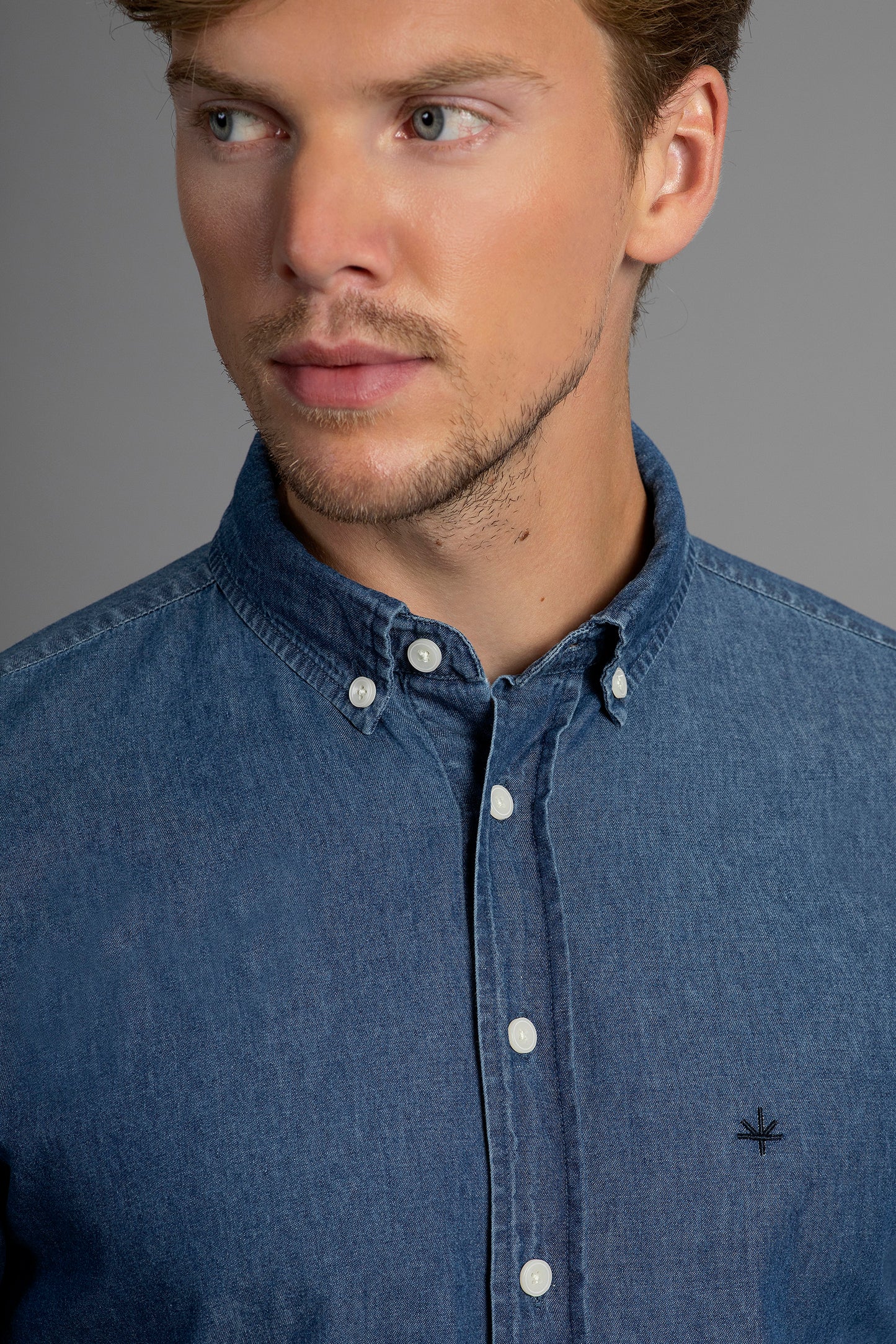 Marseille Slim Fit Denim Shirt