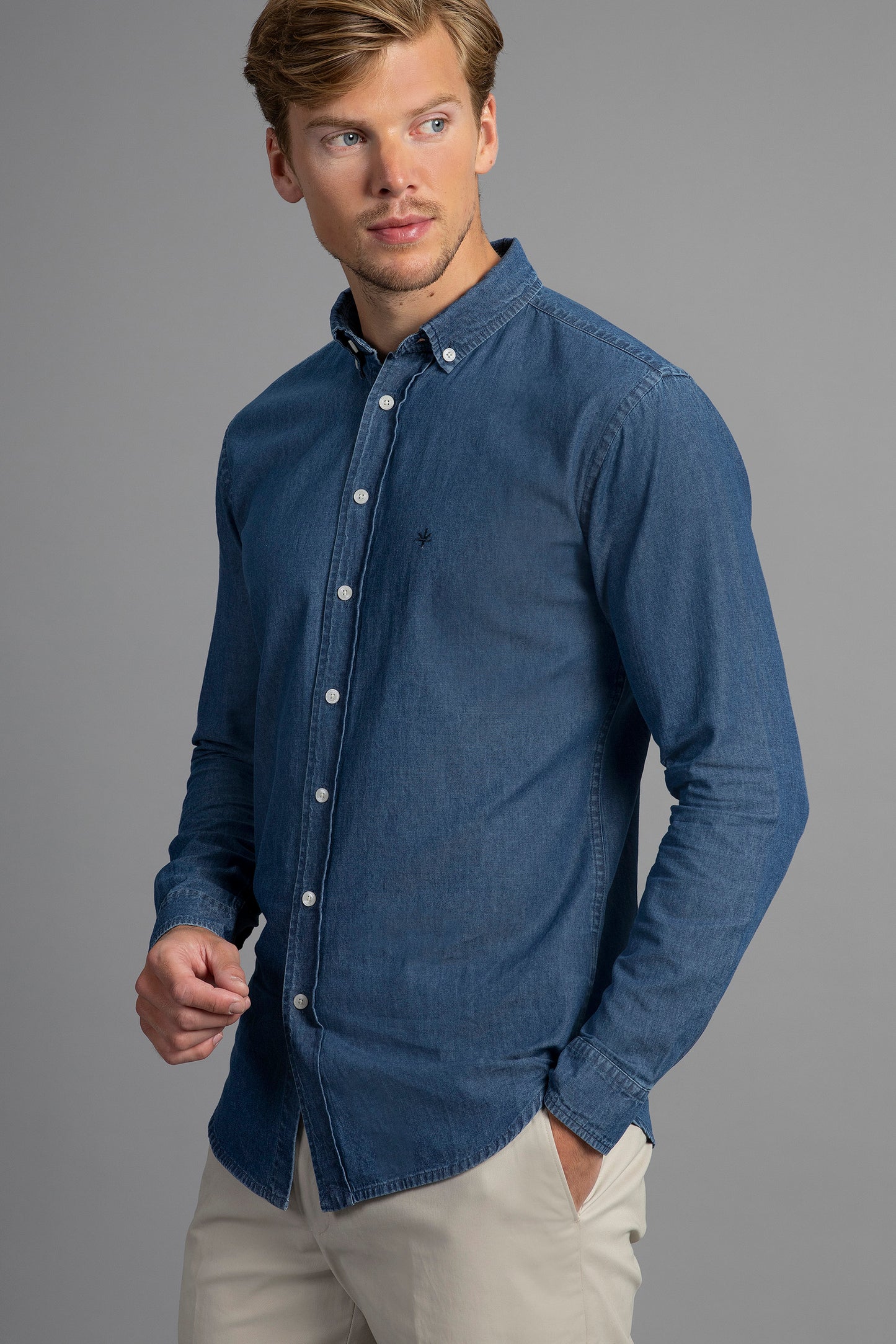 Marseille Slim Fit Denim Shirt