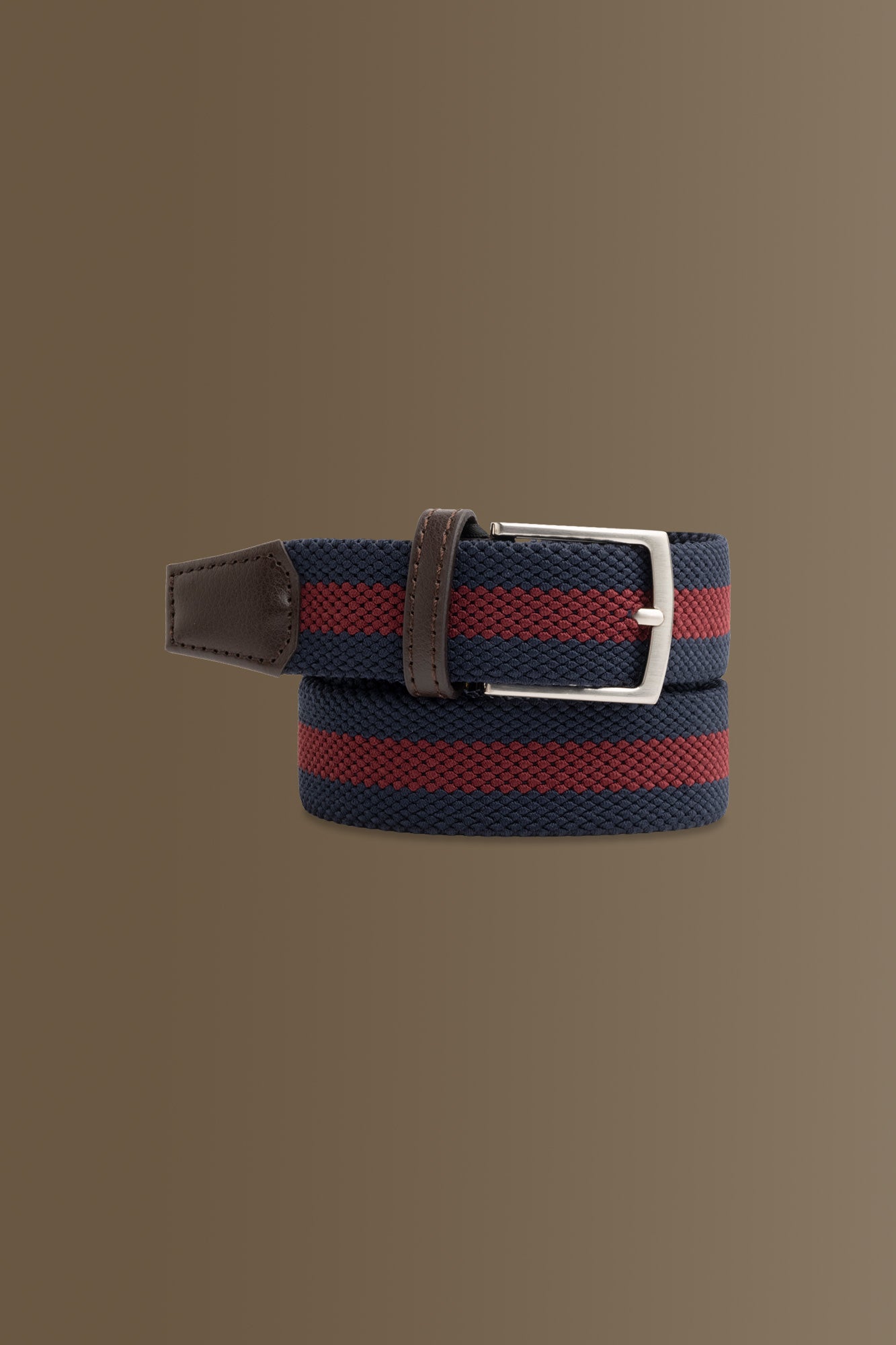 Belt woven Red stripe