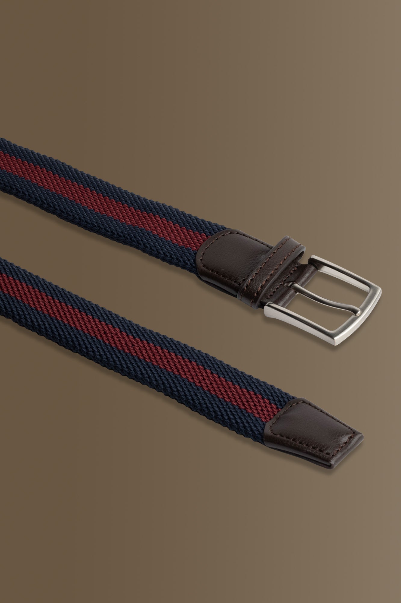 Belt woven Red stripe